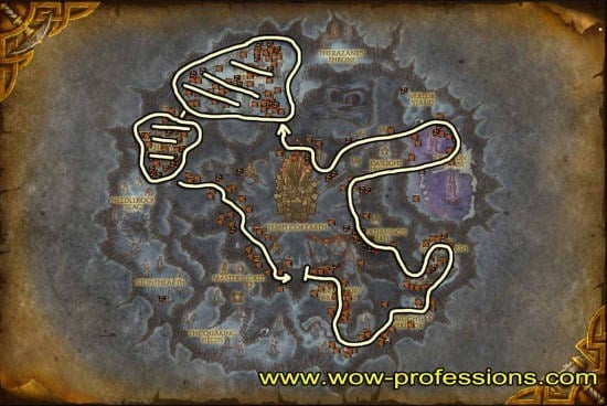 Deepholm Herbalism Map