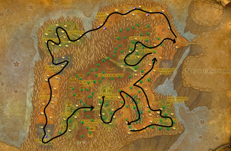 噩梦藤采集刀锋山