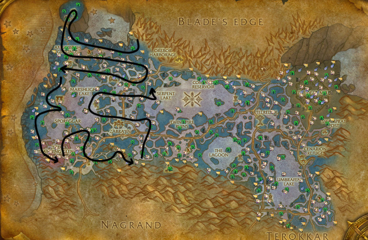 拉格维花采集赞加沼泽2